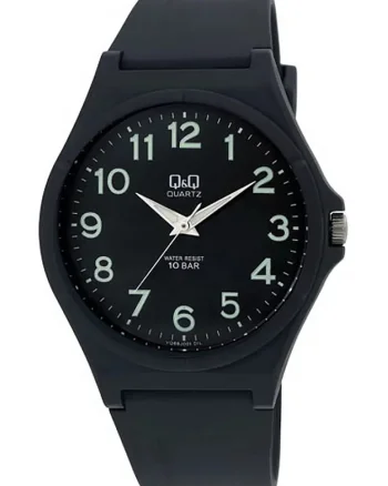 Ceas quartz casual, Negru
