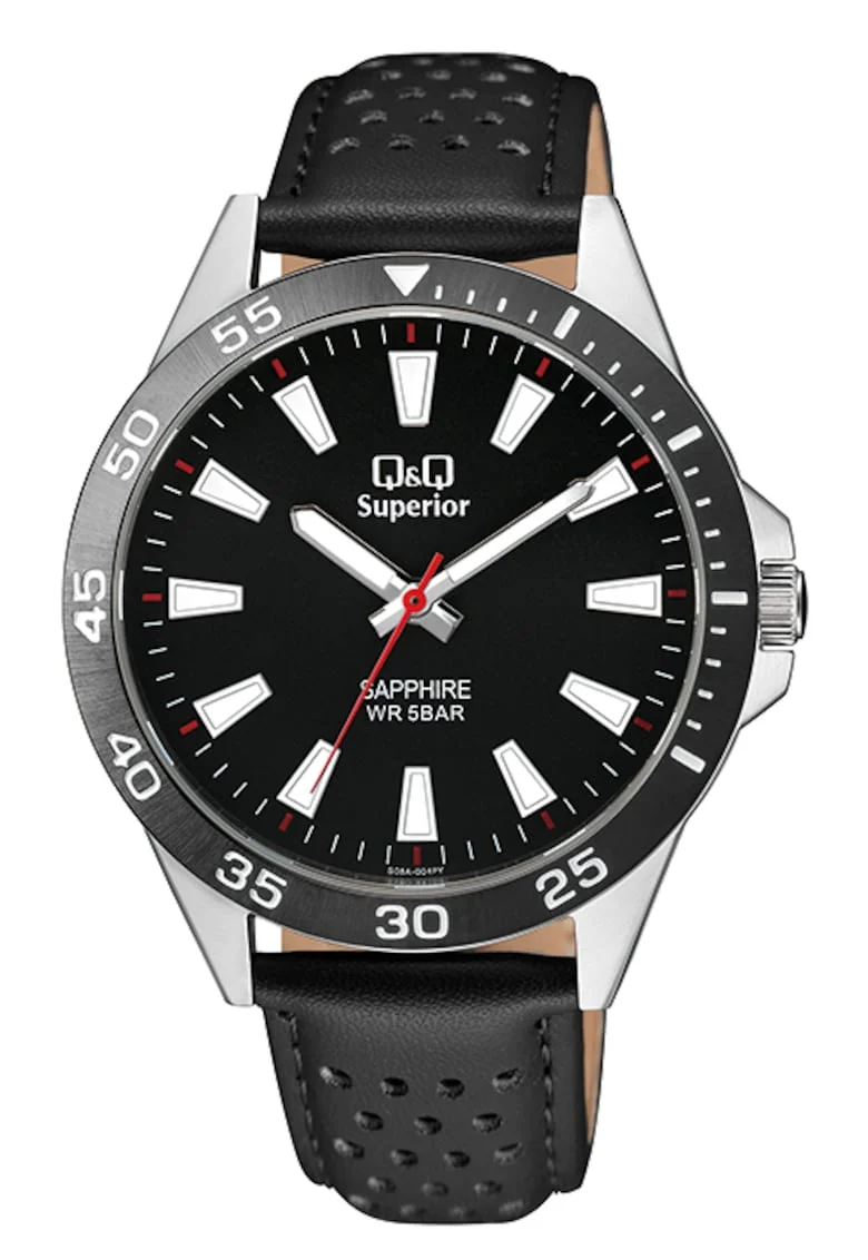Ceas barbatesc  S08A-004PY Quartz Argintiu