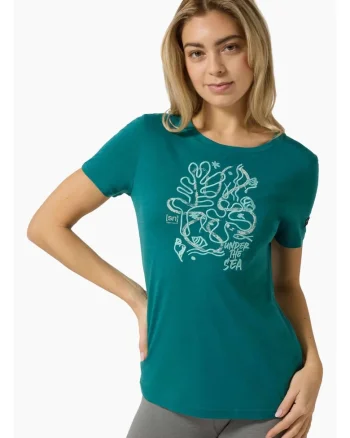 Tricou dama merino SN-SUPERNATURAL verde, Verde
