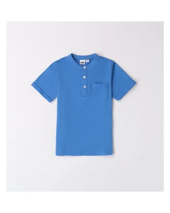 Tricou uni cu nasturi pentru baiat,  4.8677