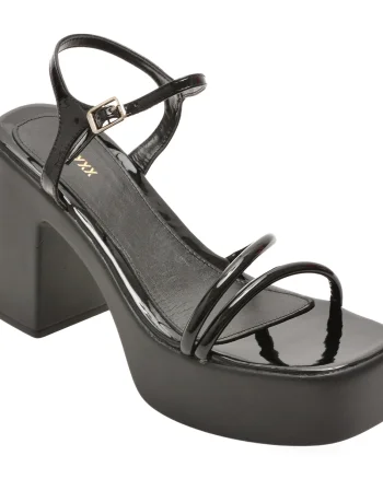 Sandale GRYXX negre, 925, din piele ecologica