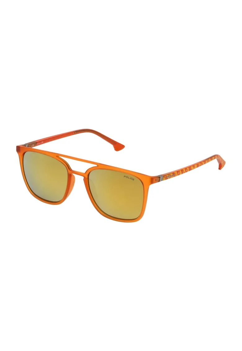 Ochelari de soare dama  SPL366M, protectie UV, portocaliu 53mm
