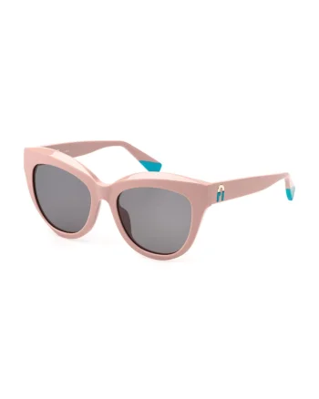 Ochelari de soare,  SFU780-540816, Gri roz, ø 54 mm, protectie UV400, material lentile policarbonat, material rama acetat, include carcasa de marca