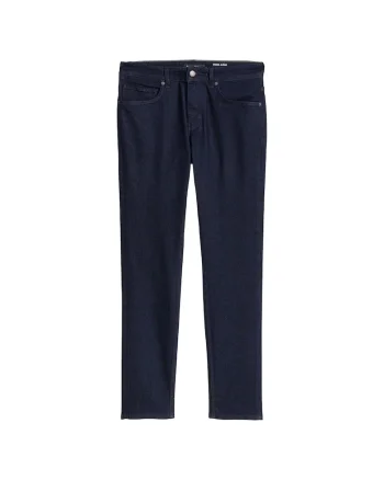 Blugi slim-fit din amestec de bumbac organic, Albastru inchis