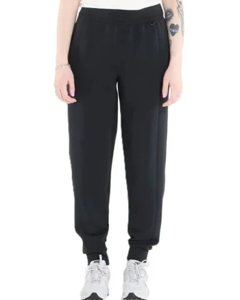 Pantaloni dama  W NK 24.7 DF MR JOGGER SOFT KN, Poliester, Negru, Negru
