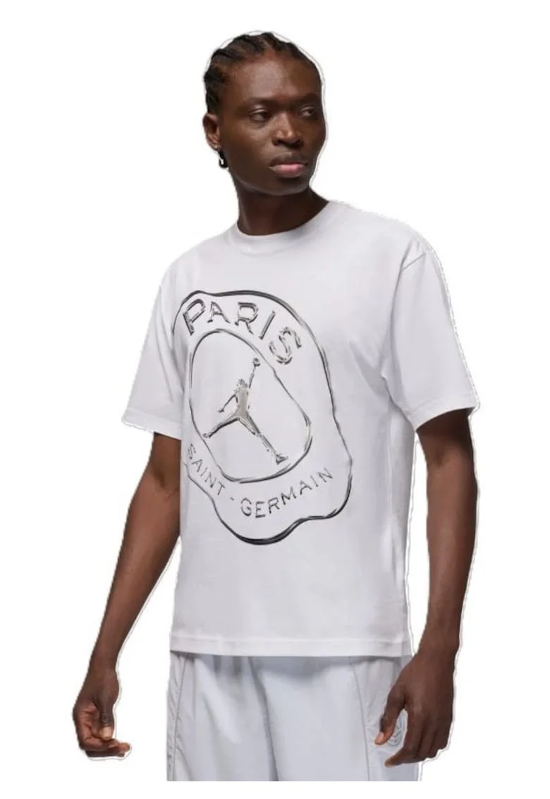 Tricou barbati  M J DF PRACTICE TEE PSG, Bumbac, Alb, Alb