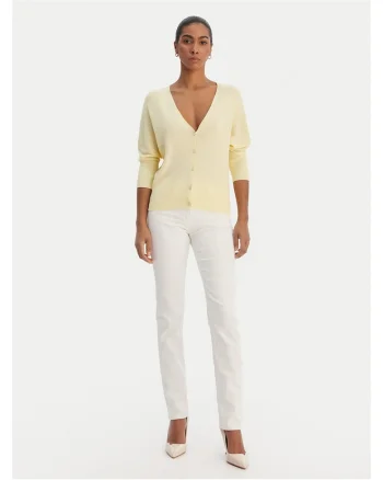 Blugi dama,  slim fit, alb, 62% bumbac, 32% poliester