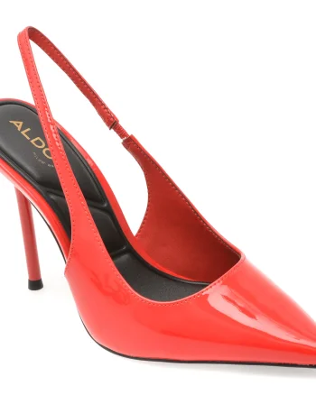 Pantofi eleganti ALDO rosii, PUCKERUP 600, din piele ecologica