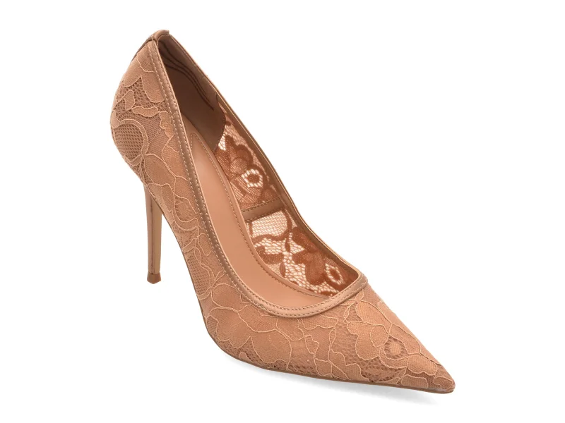 Pantofi eleganti ALDO maro, STARRLA 210, din material textil