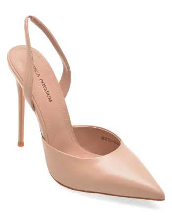 Pantofi eleganti EPICA PREMIUM bej, 2317213, din piele naturala