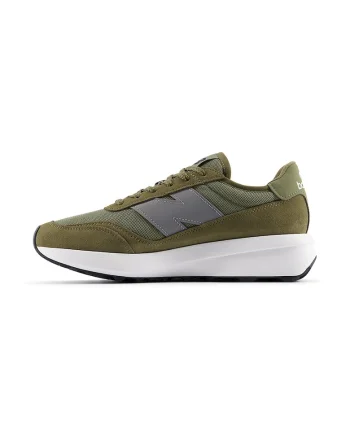 Pantofi sport cu talpa wedge si garnituri din piele intoarsa, Kaki