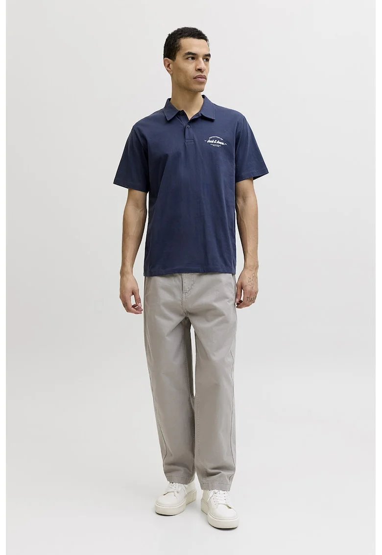 Tricou polo cu logo pe piept