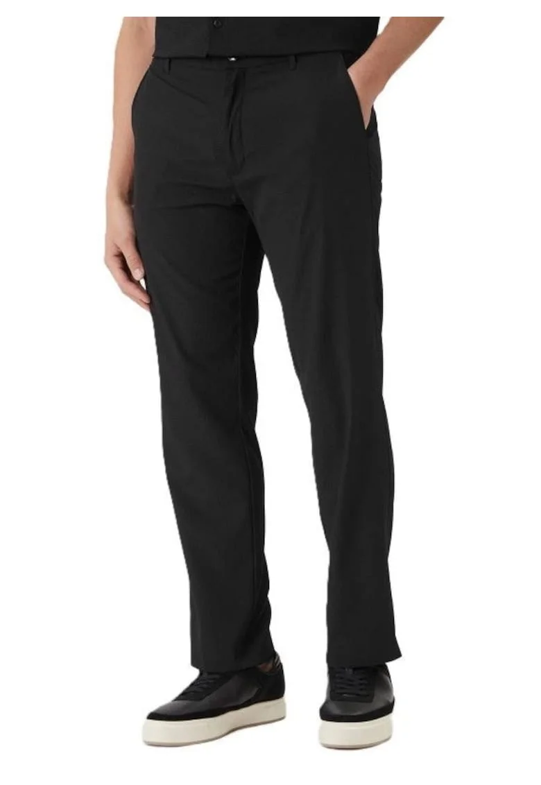 Pantaloni  STRAIGHT SEERSUCKER HALF ELASTIC-LV04LF609G-UB1