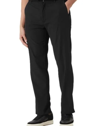 Pantaloni  STRAIGHT SEERSUCKER HALF ELASTIC-LV04LF609G-UB1