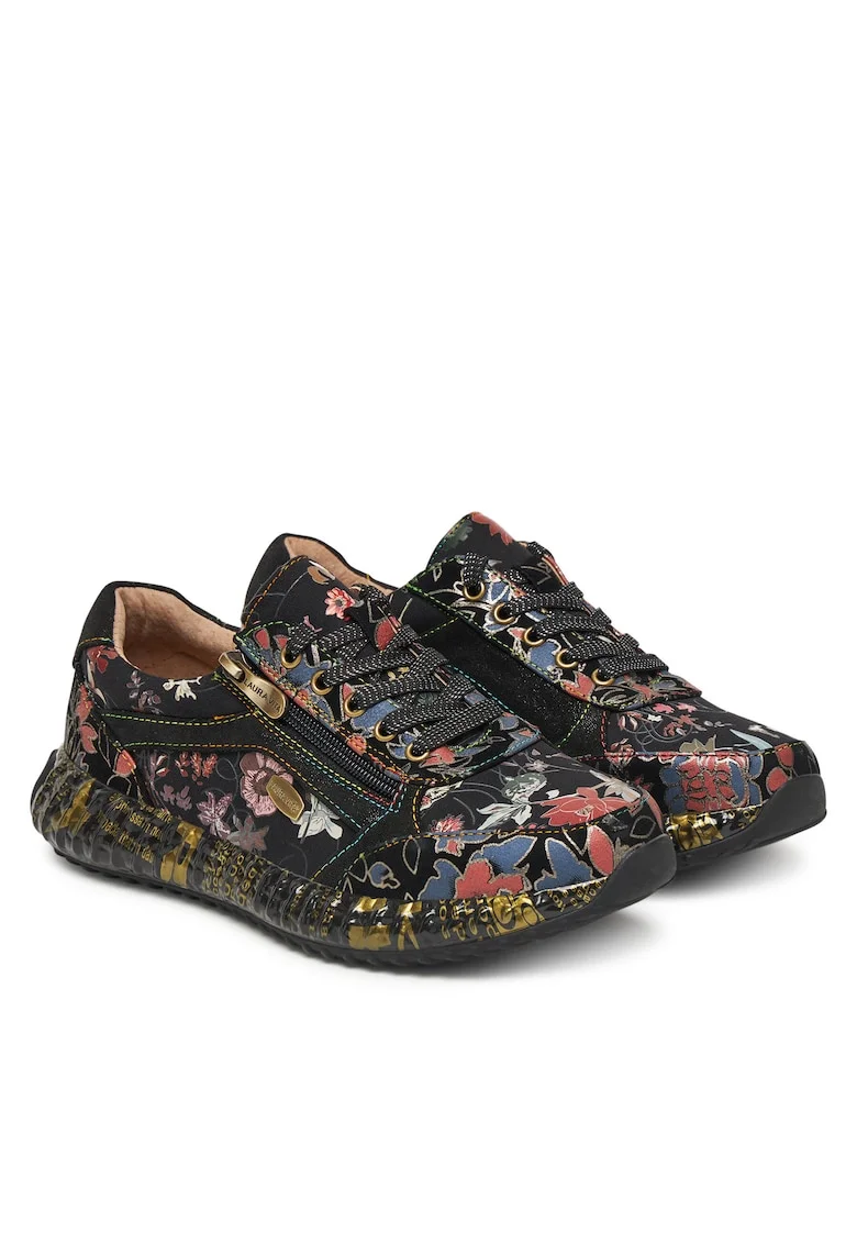 Tenisi dama,  Dorian Burton 11, piele naturala, multicolor
