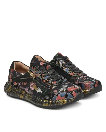 Tenisi dama,  Dorian Burton 11, piele naturala, multicolor