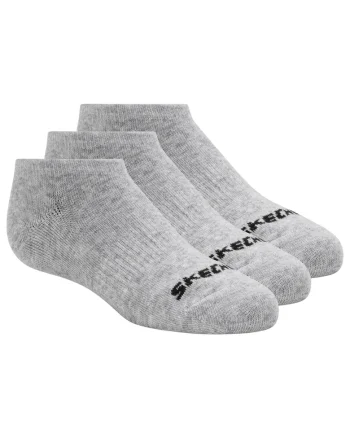 Set sosete Unisex,  3pk Unisex Non Terry No Show 114041, Gri
