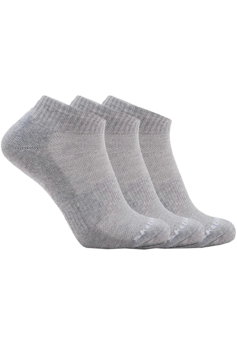 Set sosete Unisex,  3pk Unisex Terry Qtr Crew 111035, Gri