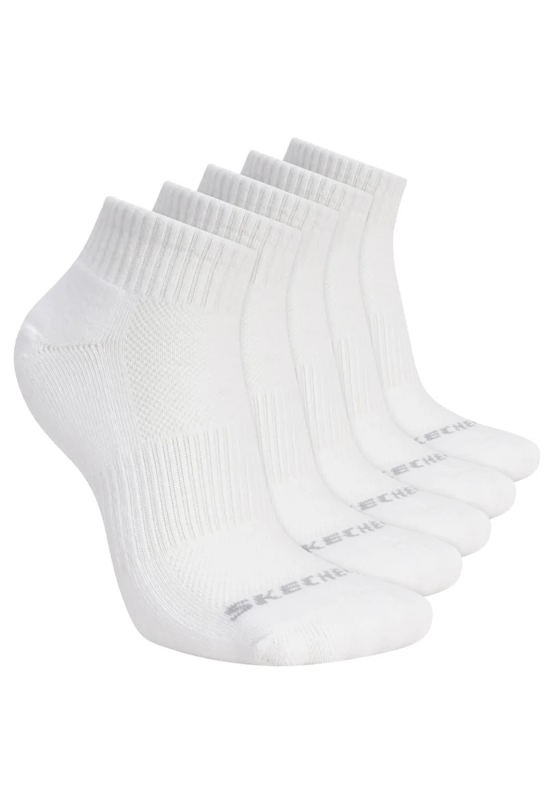 Set sosete Unisex,  3pk Unisex 1/2 Terry Qtr Crew 602095, Alb