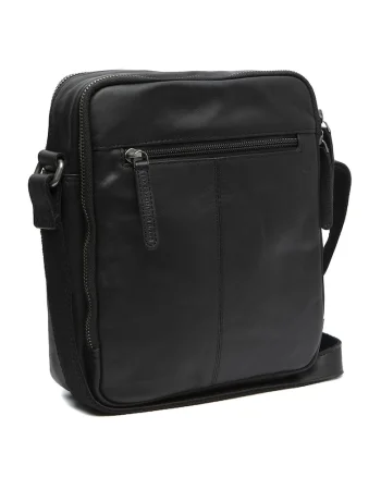 Geanta umar unisex piele naturala, 3.9 litri, Alva,, Negru