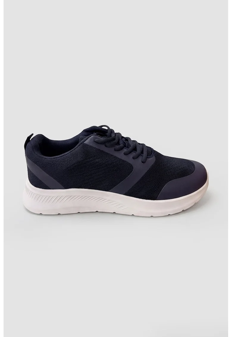 Pantofi sport low-cut din material textil, Violet aubergine/Violet prafuit
