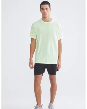 Tricou cu maneci raglan, Verde fistic