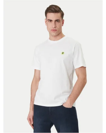 Tricou barbati,  bumbac organic, albfwqd, Alb