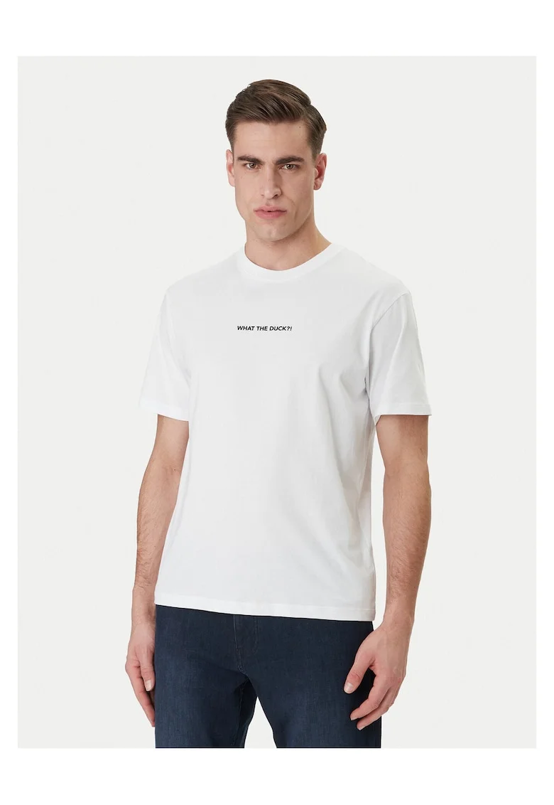 Tricou barbati,  bumbac organic, albdwqfwqdfwq, Alb