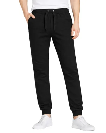 Pantaloni de trening cu buzunare cu refilet, Negru