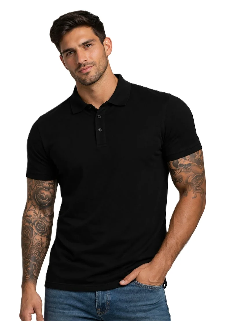Tricou polo, Negru