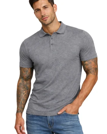 Tricou polo, Gri