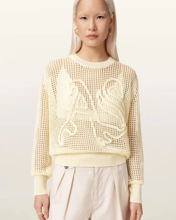 AllSaints pulover pentru femei, cu vâscoză RAELYN