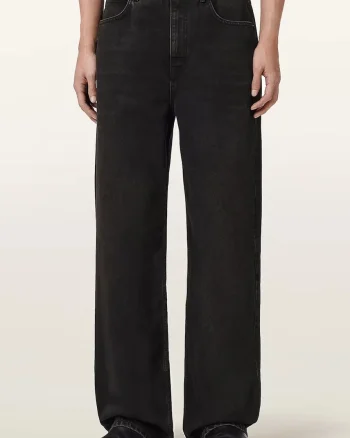 AllSaints blugi wide leg pentru bărbați LENNY