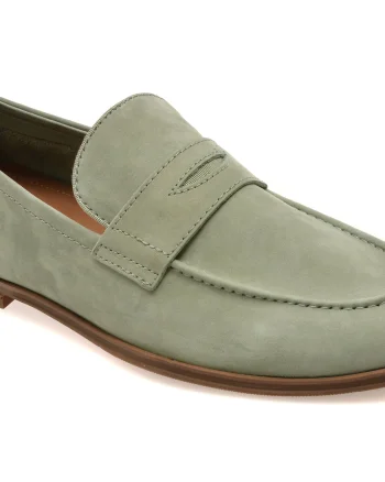 Mocasini eleganti ALDO kaki, JOURNEY 331, din nabuc