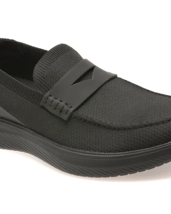 Mocasini ALDO negri, TURLEY 001, din material textil