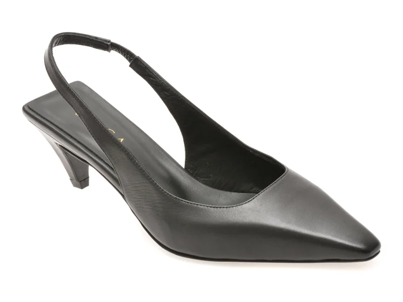 Pantofi eleganti EPICA negri, 144498, din piele naturala