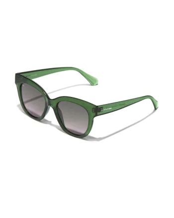 Ochelari de soare patrati cu lentile in degrade, Verde aquamarin