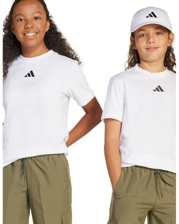 Tricou de bumbac cu decolteu la baza gatului