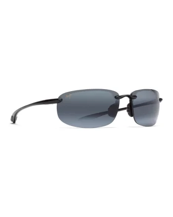 Ochelari de soare dreptunghiulari unisex cu lentile polarizate, Negru