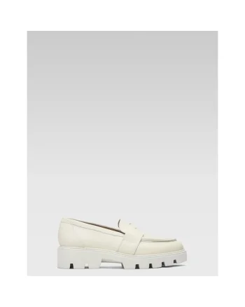 Mocasini dama  5904862820781, Piele naturala, Bej, Bej