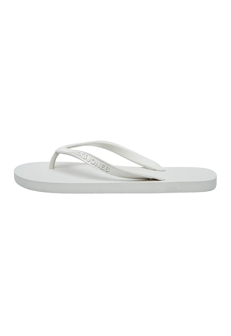 Papuci flip-flop de cauciuc, Alb murdar