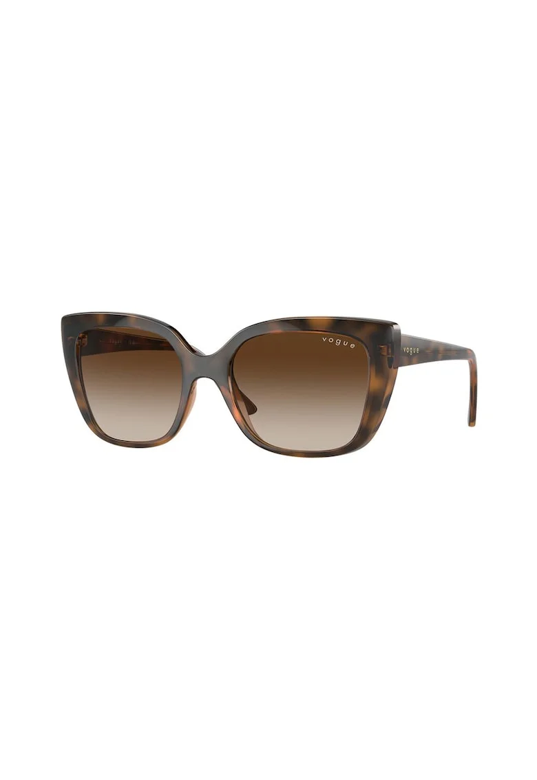 Ochelari de soare butterfly cu lentile in degrade, Maro
