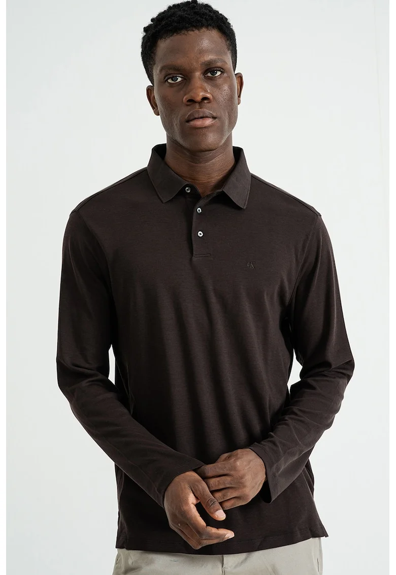 Bluza polo uni din bumbac