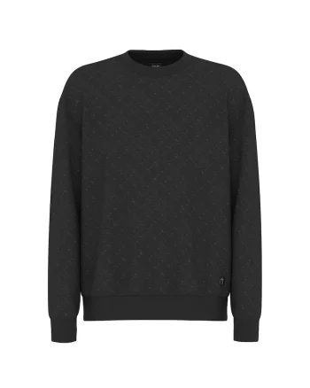 Bluza de trening cu model logo Berkan, Negru