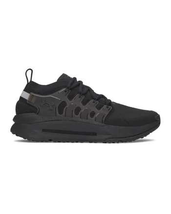 Pantofi sport Phantom X cu insertii textile, Negru