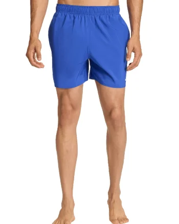 Pantaloni scurti cu logo Ess Sh, Alb/Albastru royal