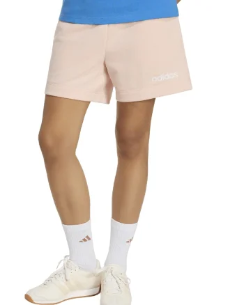 Pantaloni scurti din amestec de bumbac cu logo, Piersica
