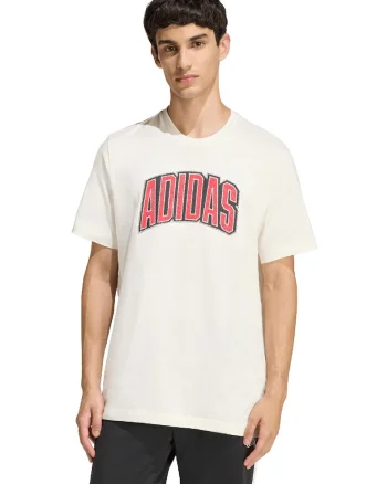 Tricou lejer cu imprimeu logo, Rosu/Alb