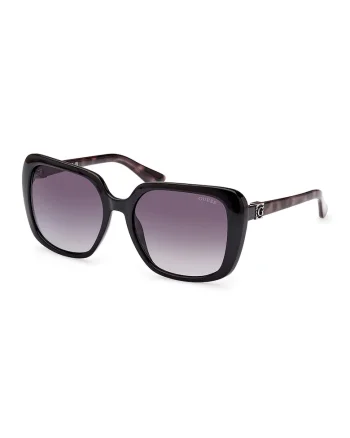 Ochelari de soare patrati cu lentile in degrade, Violet prafuit/Violet pruna
