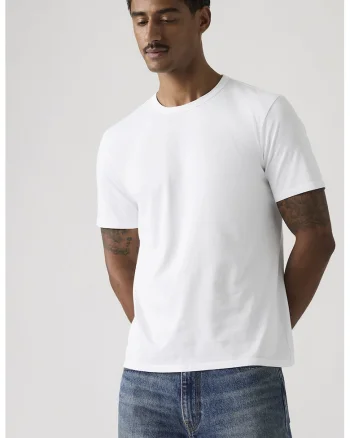 Tricou de bumbac Original Garment Dye, Alb optic